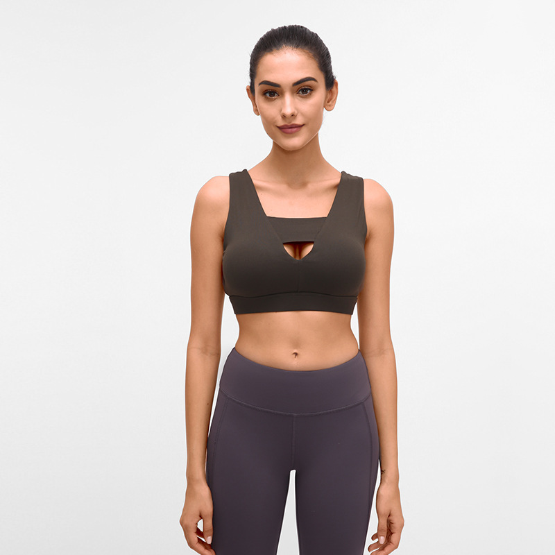 new-lu bra Deep V yoga Bras push up training gym sports wear solid color back sexy fashion yoga bra, Black
new-lu bra Deep V yoga Bras push up training gym sports wear solid color back sexy fashion yoga bra, Black