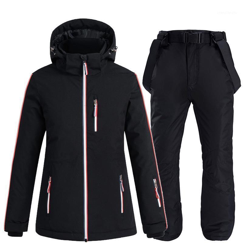 30 Pure Color Ski Suit For Women Windproof Waterproof Snowboard Jacket Sets Winter Snow Costumes Ski Jacket + Strap Snow Pants1, White jackets
30 Pure Color Ski Suit For Women Windproof Waterproof Snowboard Jacket Sets Winter Snow Costumes Ski Jacket + Strap Snow Pants1, White jackets