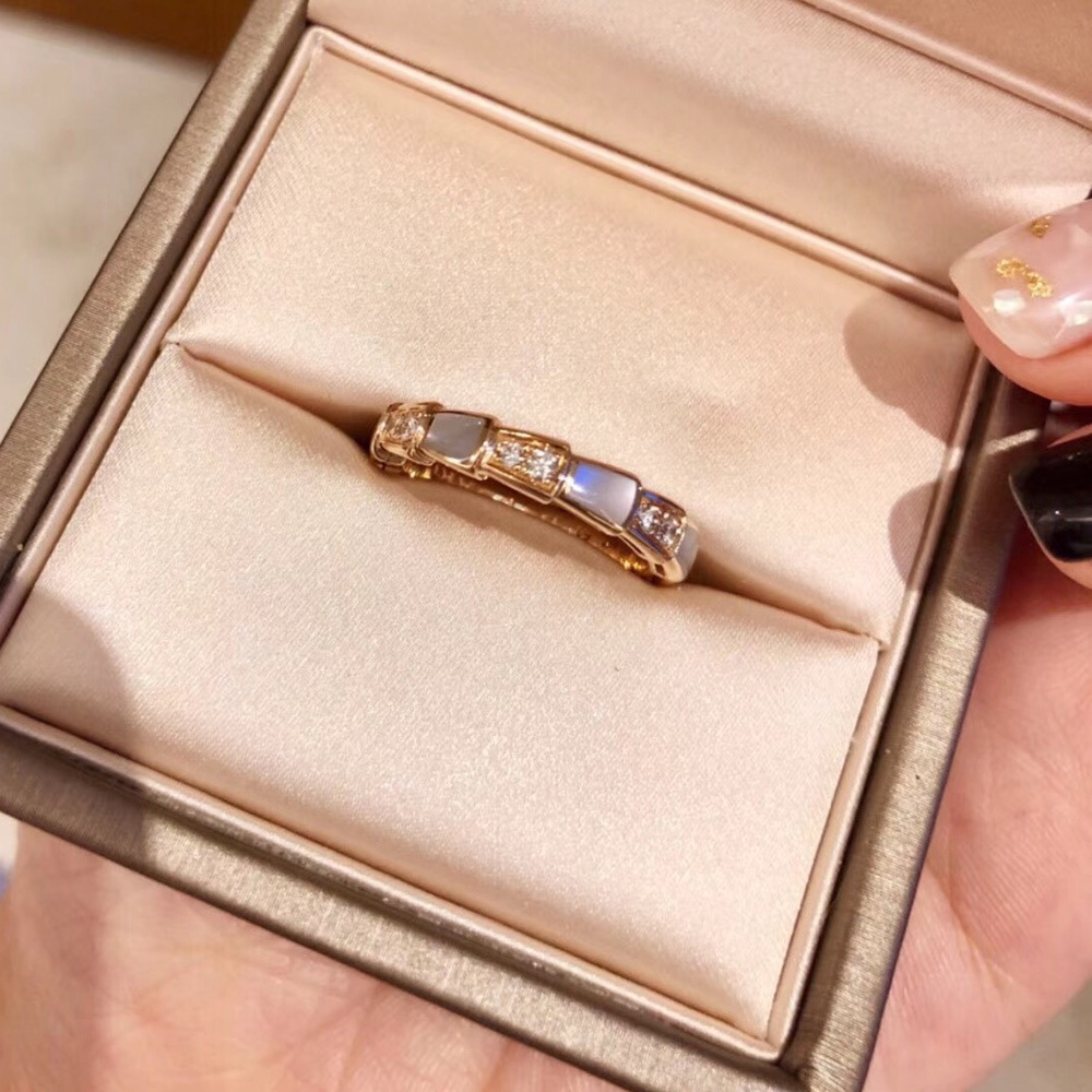 TOP quality ring luxury jewelry ladies diamonds 18 K gold plated designer official reproductions highest counter quality for woman band premium gifts