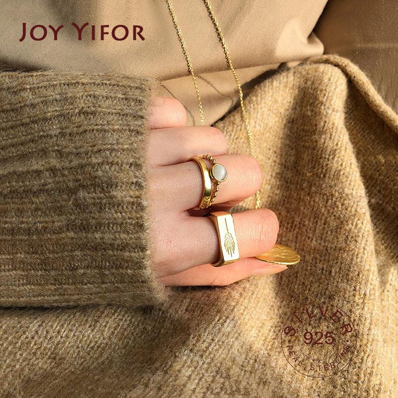 925 Sterling Silver Rings for Women gold color double line Geometric 925 sterling Silver Wedding Fine Jewelry Minimalist Gift
925 Sterling Silver Rings for Women gold color double line Geometric 925 sterling Silver Wedding Fine Jewelry Minimalist Gift