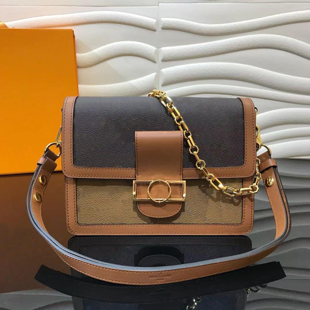 M44391 DAUPHINE crossbody latest Womens Handbags Genuine Leather MM Shoulder Bag messenger Totes hobo duffle Bag postman bag M44580 1:1 TOTE, Brown
M44391 DAUPHINE crossbody latest Womens Handbags Genuine Leather MM Shoulder Bag messenger Totes hobo duffle Bag postman bag M44580 1:1 TOTE, Brown