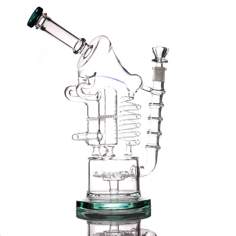 Hookah 12.5inch Sprinkler Honeycomb Recycler Bong Unique Glass Bongs Smoking Water Pipe Dab Rig Wholesale
Hookah 12.5inch Sprinkler Honeycomb Recycler Bong Unique Glass Bongs Smoking Water Pipe Dab Rig Wholesale