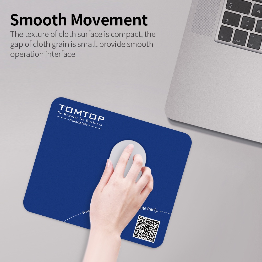 Small Gaming Mouse Pad PVC Soft Mouse Mat Non-slip Desk Mat for Laptops PC Desktop