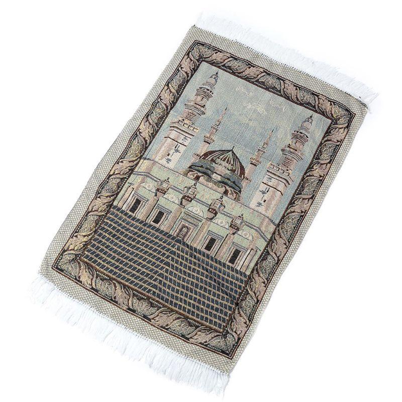 Portable Muslim Prayer Rug Polyester Braided Mat Pouch Home Waterproof Blanket, As shown
Portable Muslim Prayer Rug Polyester Braided Mat Pouch Home Waterproof Blanket, As shown