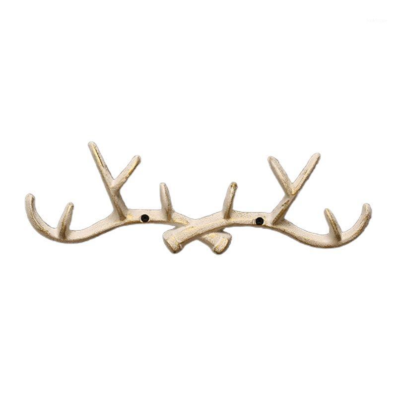 Cast Iron Vintage Deer Antler Wall-mounted Coat Hooks Home Decorative Hook Rack 35ED1
Cast Iron Vintage Deer Antler Wall-mounted Coat Hooks Home Decorative Hook Rack 35ED1