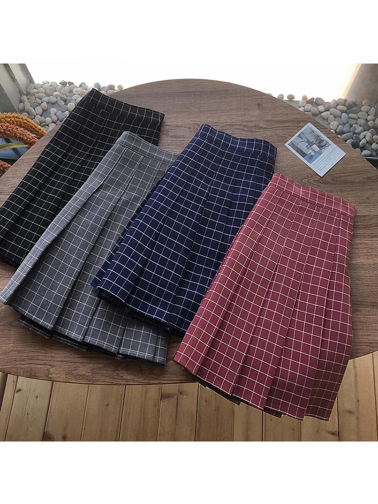 Women' Skirt Pleated Short Mini Skirt Cotton Empire Waist Lolita Japanese Style Casual Red Blue Gray Plaid Vintage, Black
Women' Skirt Pleated Short Mini Skirt Cotton Empire Waist Lolita Japanese Style Casual Red Blue Gray Plaid Vintage, Black