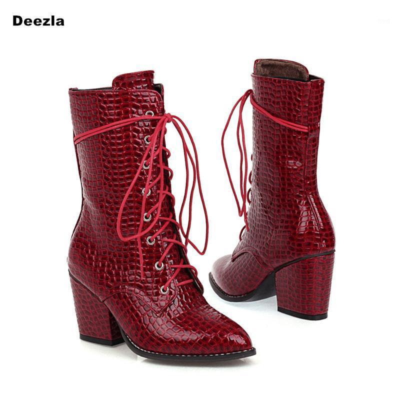 Big size Ankle Boots Women Platform Heel Boots Woman Leather Autumn Winter Lace Up Casual Shoes Female Red Designer New 43 44 451, Brown
Big size Ankle Boots Women Platform Heel Boots Woman Leather Autumn Winter Lace Up Casual Shoes Female Red Designer New 43 44 451, Brown