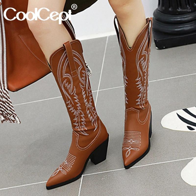 CoolCept Plus Size 31-43 Woman High Heel Boots Print Woman Knee High Boots Fashion Cool Winter Shoes Outdoor Footwear1, Black
CoolCept Plus Size 31-43 Woman High Heel Boots Print Woman Knee High Boots Fashion Cool Winter Shoes Outdoor Footwear1, Black