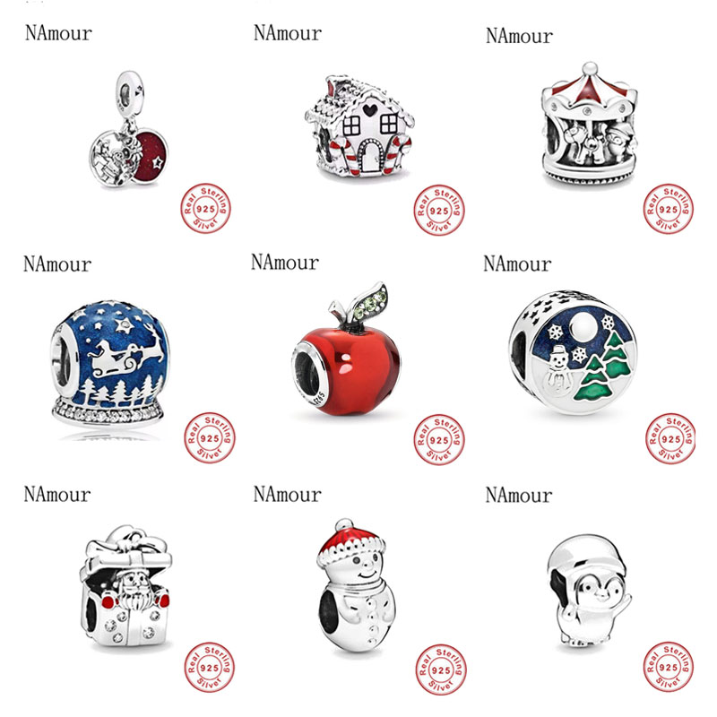 Fit Original Pandora Charms Bracelet 925 Silver christmas santa apple snowman penguin diy bead free shipping F317
Fit Original Pandora Charms Bracelet 925 Silver christmas santa apple snowman penguin diy bead free shipping F317