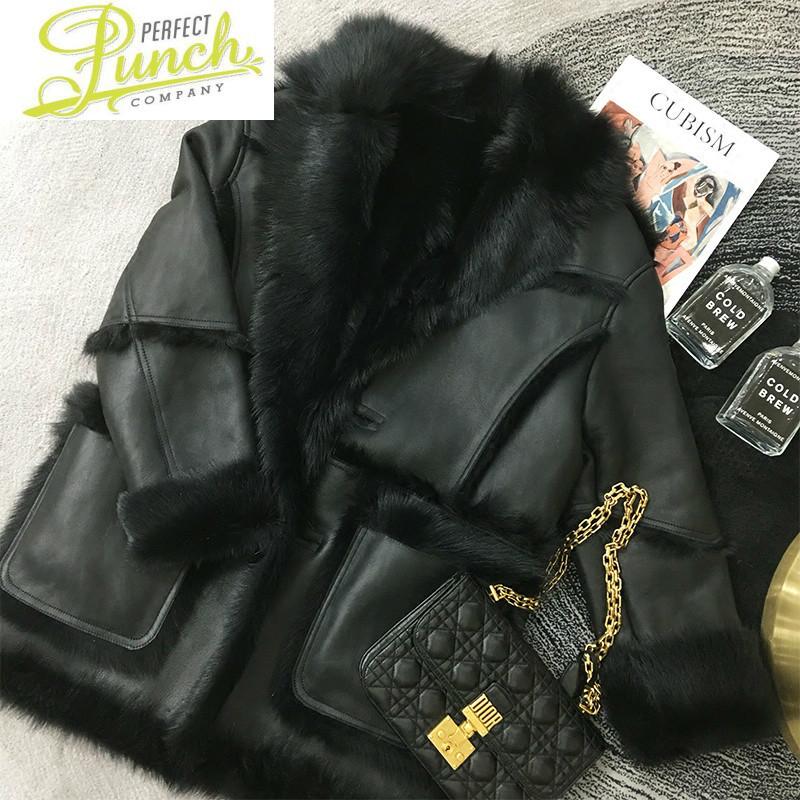 Women Double-Faced Winter Coat Wool Real Merino Fur Coats Warm Thickening Motocycle Outwear 2021 MF414, Black
Women Double-Faced Winter Coat Wool Real Merino Fur Coats Warm Thickening Motocycle Outwear 2021 MF414, Black