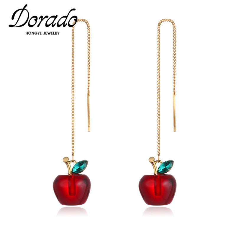 Dorado Long Tassel Cute Red Crystal Drop Earrings for Women Girls Party Fashion Jewelry Dangle Brincos Christmas Gift 2020
Dorado Long Tassel Cute Red Crystal Drop Earrings for Women Girls Party Fashion Jewelry Dangle Brincos Christmas Gift 2020