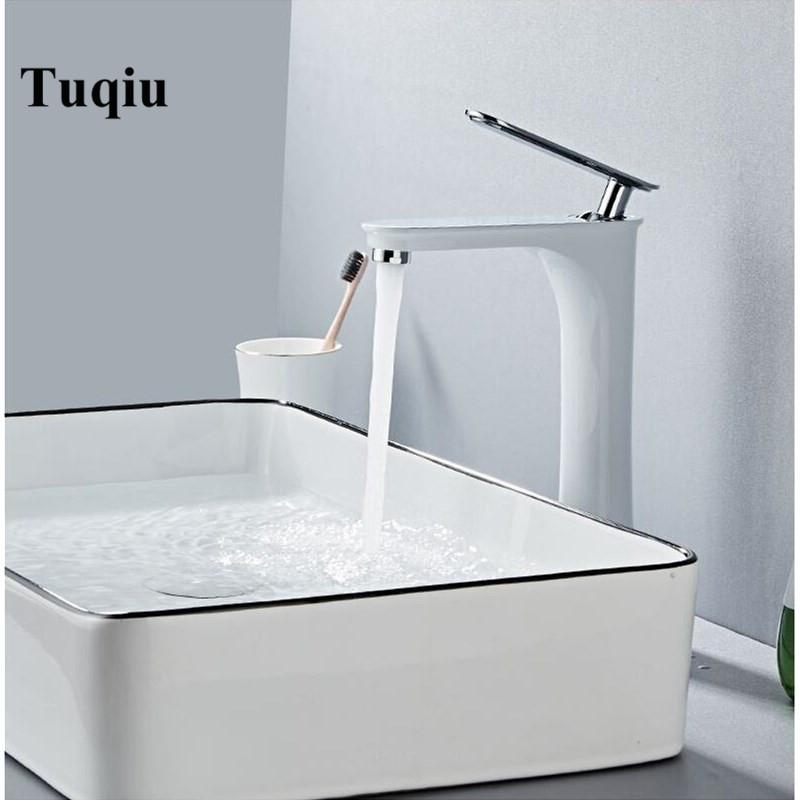 Basin Faucets White/Chrome/Black Waterfall Bathroom Faucet Single handle Basin Mixer Tap Bath Brass Sink Water Copper
Basin Faucets White/Chrome/Black Waterfall Bathroom Faucet Single handle Basin Mixer Tap Bath Brass Sink Water Copper