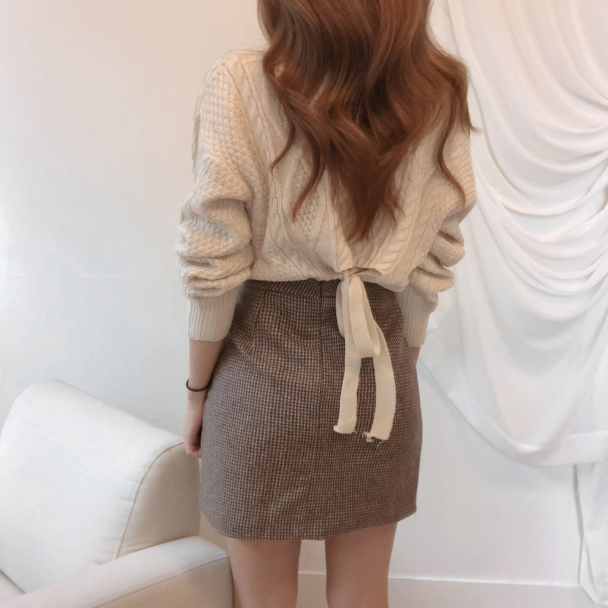 New Winter Sweater Women Pullover Girls Tops Vintage stripe Autumn Elegant Female Knitted Outerwear Warm Sweater Oversize 201030