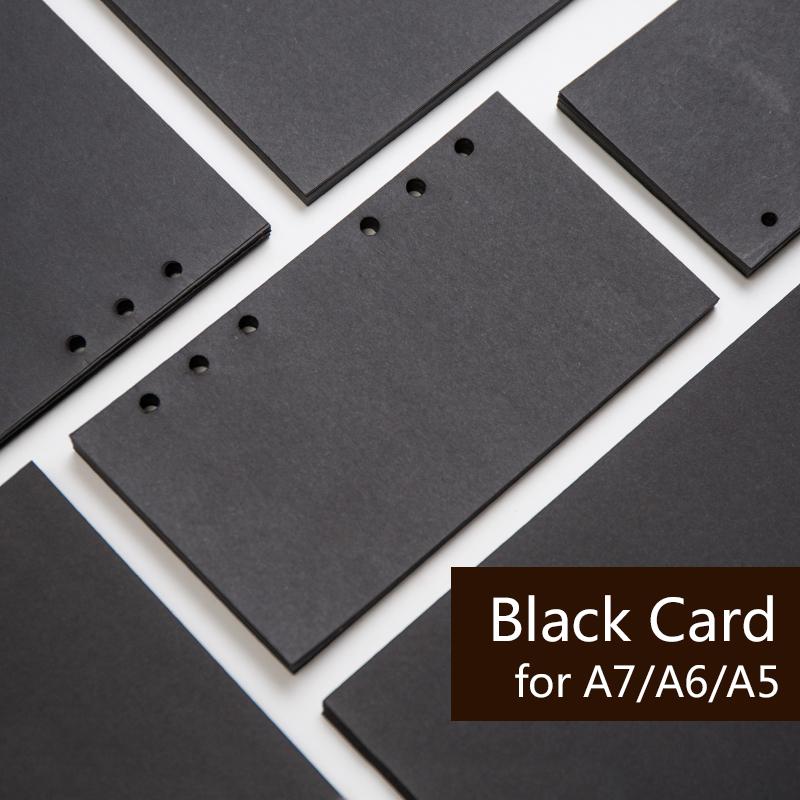 3Pcs/lot A5 A6 A7 Loose Leaf Notebook's Filler black card Papers 6 Holes Planner Inner Pages IPBEN Cuaderno Libreta Hojas Negras
3Pcs/lot A5 A6 A7 Loose Leaf Notebook's Filler black card Papers 6 Holes Planner Inner Pages IPBEN Cuaderno Libreta Hojas Negras