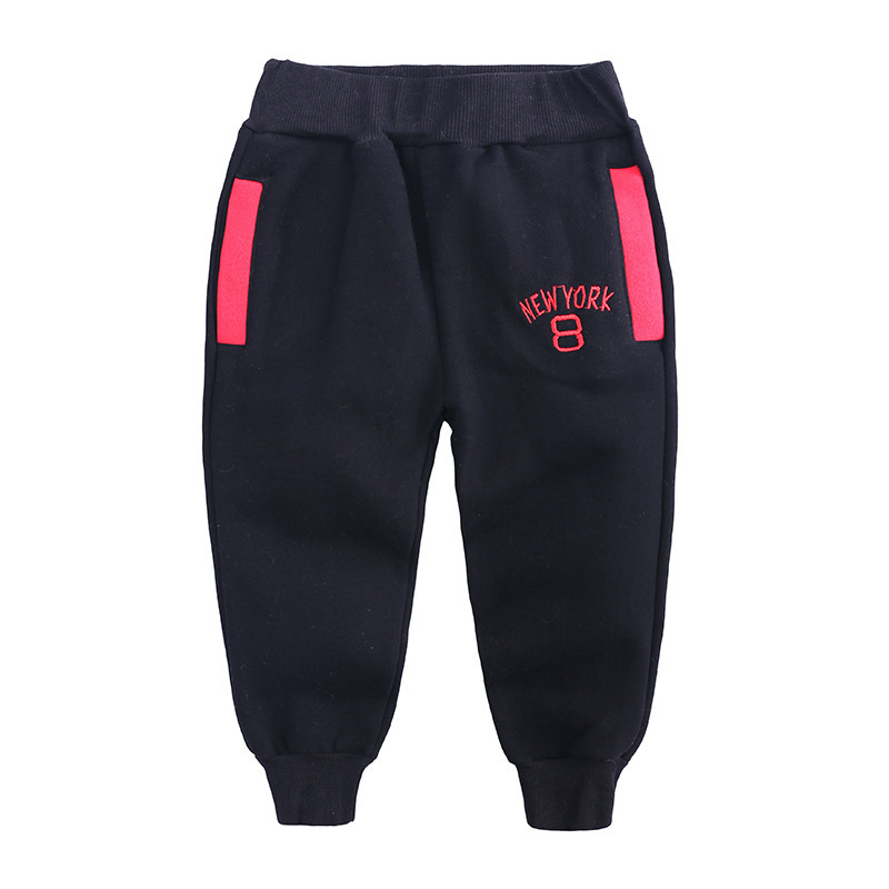 Autumn Winter Kids Toddler Boys Casual Sport Pants For Boys Fleece Trousers For Children Pant Boys Clothes 2 3 4 5 6 7 Year LJ201127