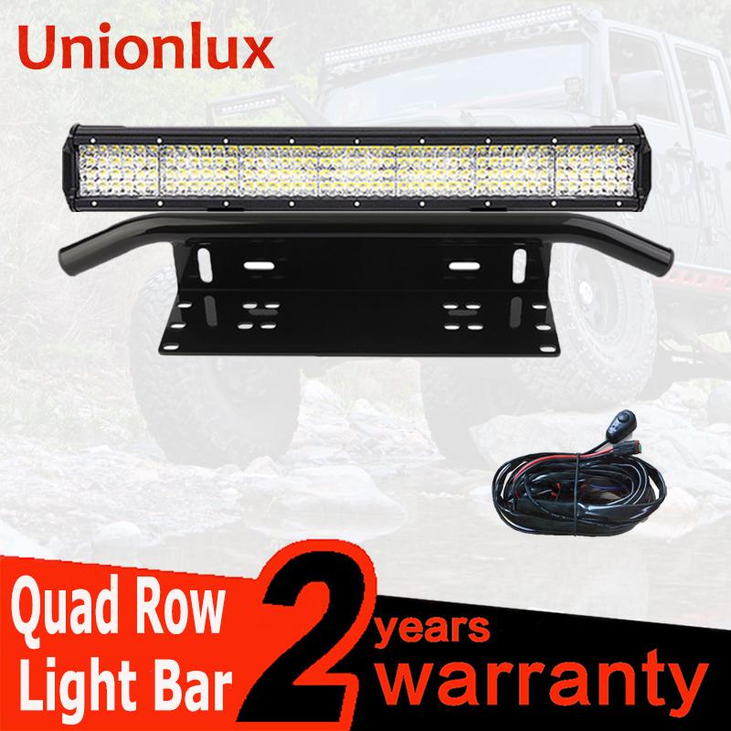 20inch combo led light bar 12V 4- Row+ 23" bull bar front bumper license plate Mount bracket For Offroad 4x4 trucks tractor car
20inch combo led light bar 12V 4- Row+ 23" bull bar front bumper license plate Mount bracket For Offroad 4x4 trucks tractor car