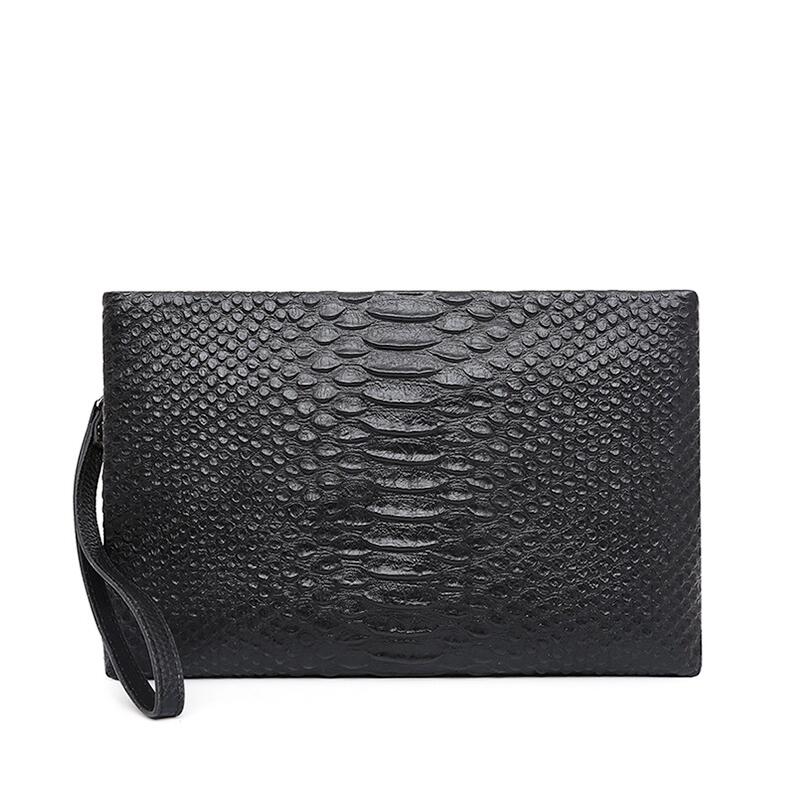 Wholesale factory mens wallets European leather envelope bags street trend black leather wrist bag horizontal large multi-card men storage wallet, Black6
Wholesale factory mens wallets European leather envelope bags street trend black leather wrist bag horizontal large multi-card men storage wallet, Black6