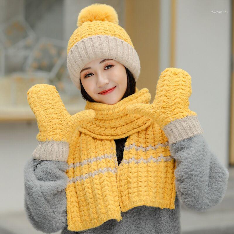 2020 New Fashion Wool Hat For Women Knitted Caps Scarf Gloves Set Hats Female Girl Windproof Warm Winter Ear Protection Ski Cap1, Yellow
2020 New Fashion Wool Hat For Women Knitted Caps Scarf Gloves Set Hats Female Girl Windproof Warm Winter Ear Protection Ski Cap1, Yellow