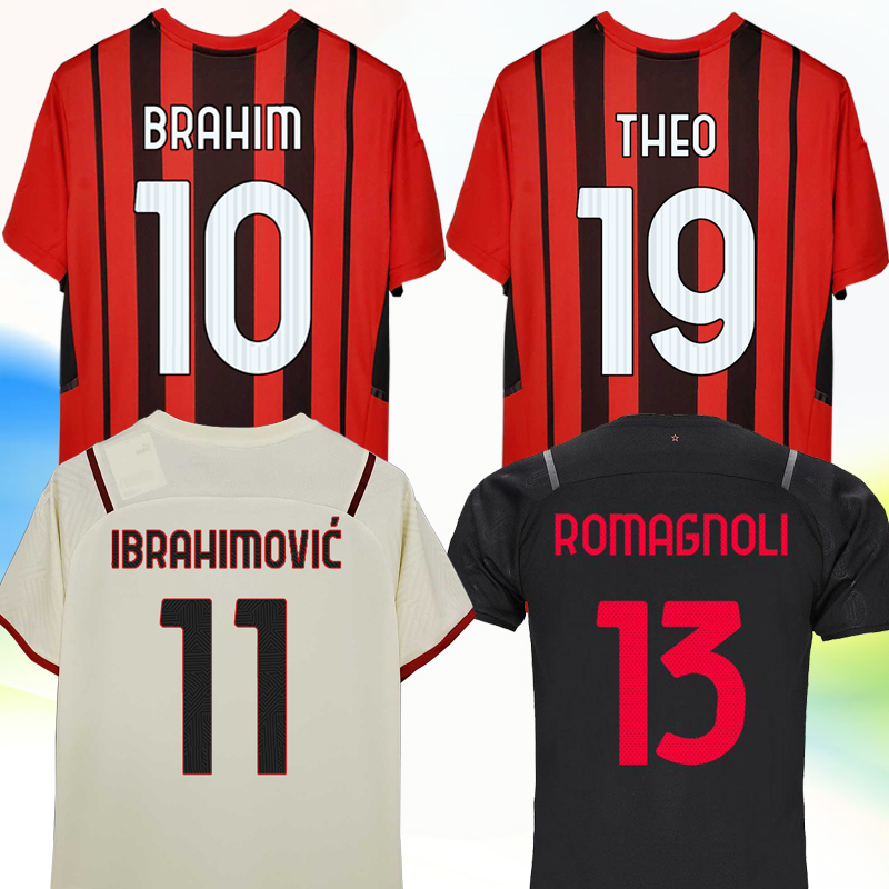 21 22 AC Soccer jerseys milan GIROUD IBRAHIMOVIC third 3rd kit 2021 2022 TONALI A.REBIC KJÆR Kessie theo brahim Men kids sets Top football s, Black;yellow
21 22 AC Soccer jerseys milan GIROUD IBRAHIMOVIC third 3rd kit 2021 2022 TONALI A.REBIC KJÆR Kessie theo brahim Men kids sets Top football s, Black;yellow