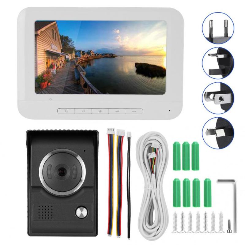 7-inch IR TFT-LCD Color HD Video Intercom Monitor Surveillance Doorbell 100-240V Monitor Doorbell
7-inch IR TFT-LCD Color HD Video Intercom Monitor Surveillance Doorbell 100-240V Monitor Doorbell