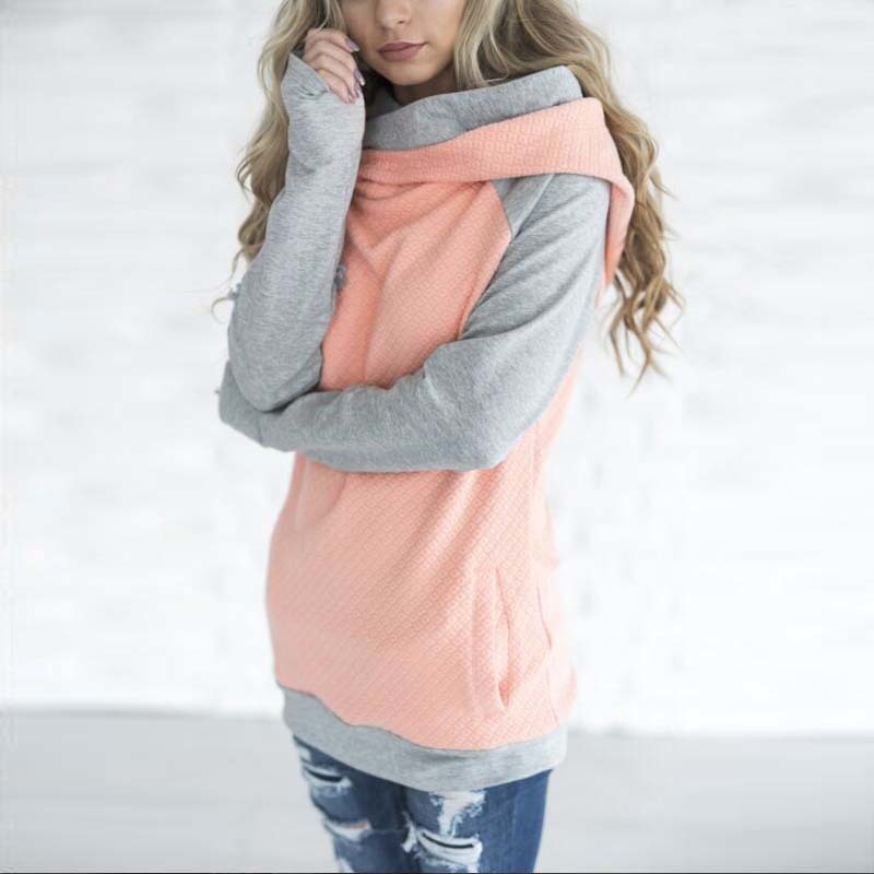 Autumn Oversized Hoodie Women Sweatshirts Oversize Warm Hoody Ladies Female Long Sleeve Hooded Sweatshirts For Women Pink 200930