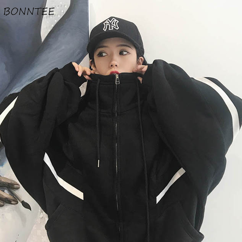 Februaryfrost Hoodies Women Fashion Autumn Winter Korean Style Harajuku Ulzzang Plus Velvet Thick Batwing Sleeve Womens Clothing Chic Casual, Black
Februaryfrost Hoodies Women Fashion Autumn Winter Korean Style Harajuku Ulzzang Plus Velvet Thick Batwing Sleeve Womens Clothing Chic Casual, Black