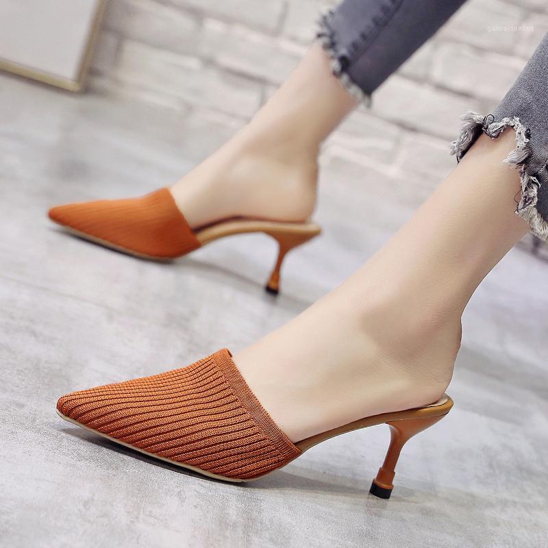 New Knitting Pointed Slipper Fashion Women Half Slippers Slides High-Heeled Stilettos Beige Mules Loafers Casual Slipper1
New Knitting Pointed Slipper Fashion Women Half Slippers Slides High-Heeled Stilettos Beige Mules Loafers Casual Slipper1