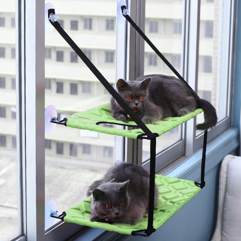 Cat Hammock Window Mounted Bed Sofa Cat Lounger Hanging Shelf Seat with Strong Suction Cup Pet Supplies Comfortable Bed
Cat Hammock Window Mounted Bed Sofa Cat Lounger Hanging Shelf Seat with Strong Suction Cup Pet Supplies Comfortable Bed