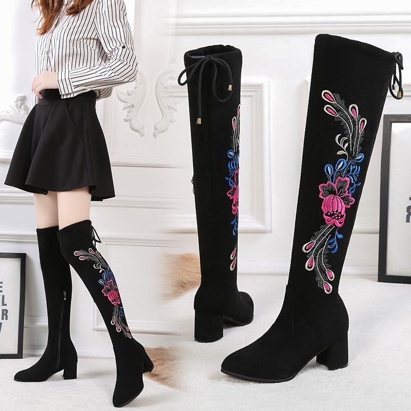 Lady Boots Rock Shoes Woman Luxury Designer Sexy Thigh High Heels High Sexy Round Toe Winter Footwear Boots-Women
Lady Boots Rock Shoes Woman Luxury Designer Sexy Thigh High Heels High Sexy Round Toe Winter Footwear Boots-Women