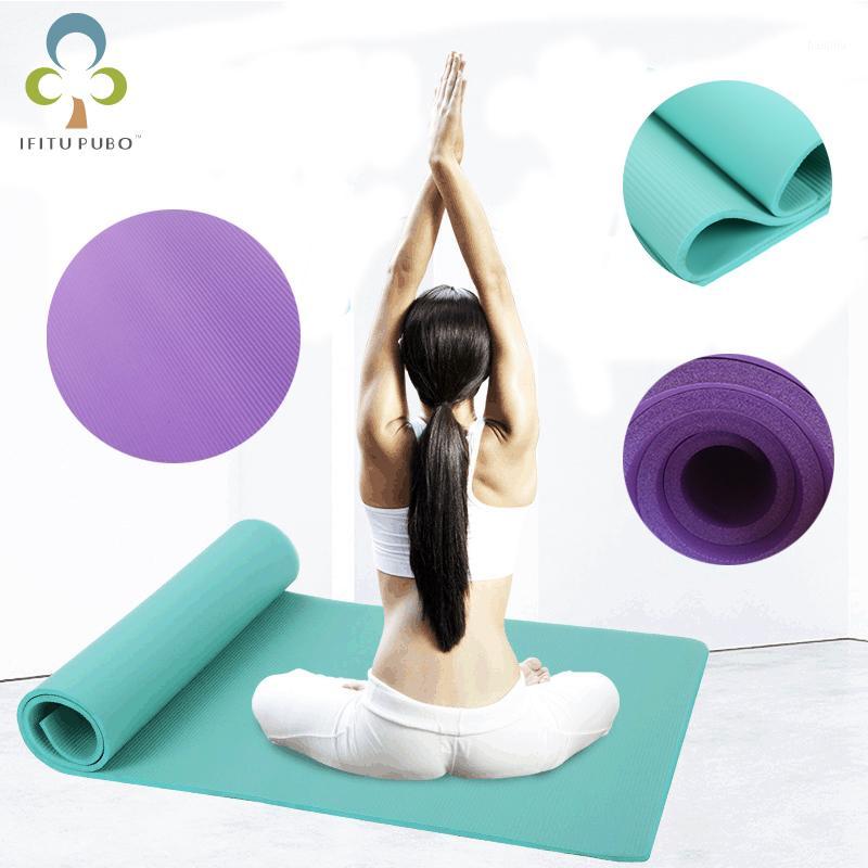 1Pcs 1830*610*15mm NBR Yoga Mat with Position Line Non Slip Carpet Mat For Beginner Environmental Fitness Gymnastics Mats YJN1, Blue
1Pcs 1830*610*15mm NBR Yoga Mat with Position Line Non Slip Carpet Mat For Beginner Environmental Fitness Gymnastics Mats YJN1, Blue