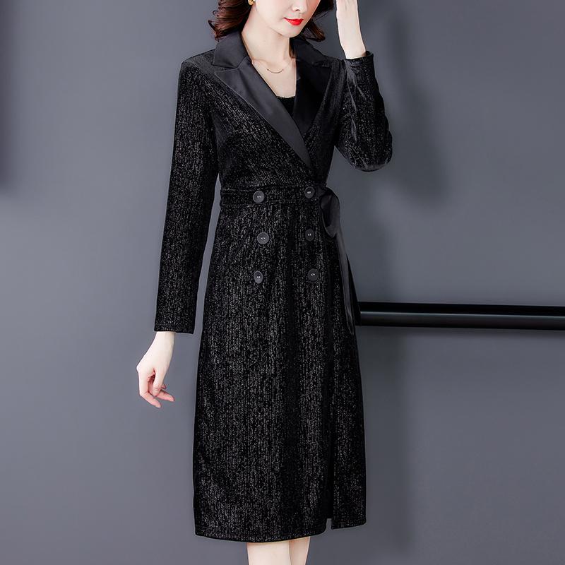 2021 Spring 4XL Plus Size Solid Midi Dress Autumn Black Velvet Vintage Suit Sequins Dresses Women Bodycon Elegant Party Vestidos
2021 Spring 4XL Plus Size Solid Midi Dress Autumn Black Velvet Vintage Suit Sequins Dresses Women Bodycon Elegant Party Vestidos