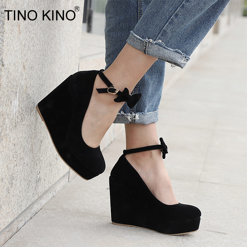 2021 New Tino Kino Women's Bowtie Ankle Buckle Strap Wee Autumn Pumps Plus Size Shoes Ladies Party Wedding Footwear L6qt, Black
2021 New Tino Kino Women's Bowtie Ankle Buckle Strap Wee Autumn Pumps Plus Size Shoes Ladies Party Wedding Footwear L6qt, Black