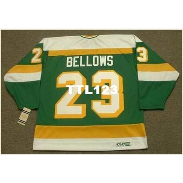 740 #23 BRIAN BELLOWS Minnesota North Stars 1984 CCM Vintage Home Hockey Jersey or custom any name or number retro Jersey, Green
740 #23 BRIAN BELLOWS Minnesota North Stars 1984 CCM Vintage Home Hockey Jersey or custom any name or number retro Jersey, Green