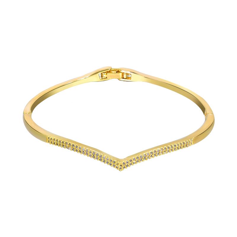 Bangle Zircon Bracelet For Women Double Row Diamond Gold Plated Jewelry Wholesale Female Hard Christmas Gift
Bangle Zircon Bracelet For Women Double Row Diamond Gold Plated Jewelry Wholesale Female Hard Christmas Gift