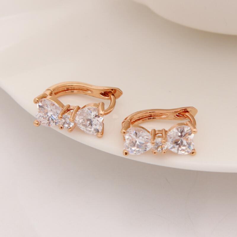 Lovely Bow-knot Design Hoop Earrings For Women Fashion Luxury Bridal Wedding Jewelry Rhinestone Zircon Engagement Earring
Lovely Bow-knot Design Hoop Earrings For Women Fashion Luxury Bridal Wedding Jewelry Rhinestone Zircon Engagement Earring