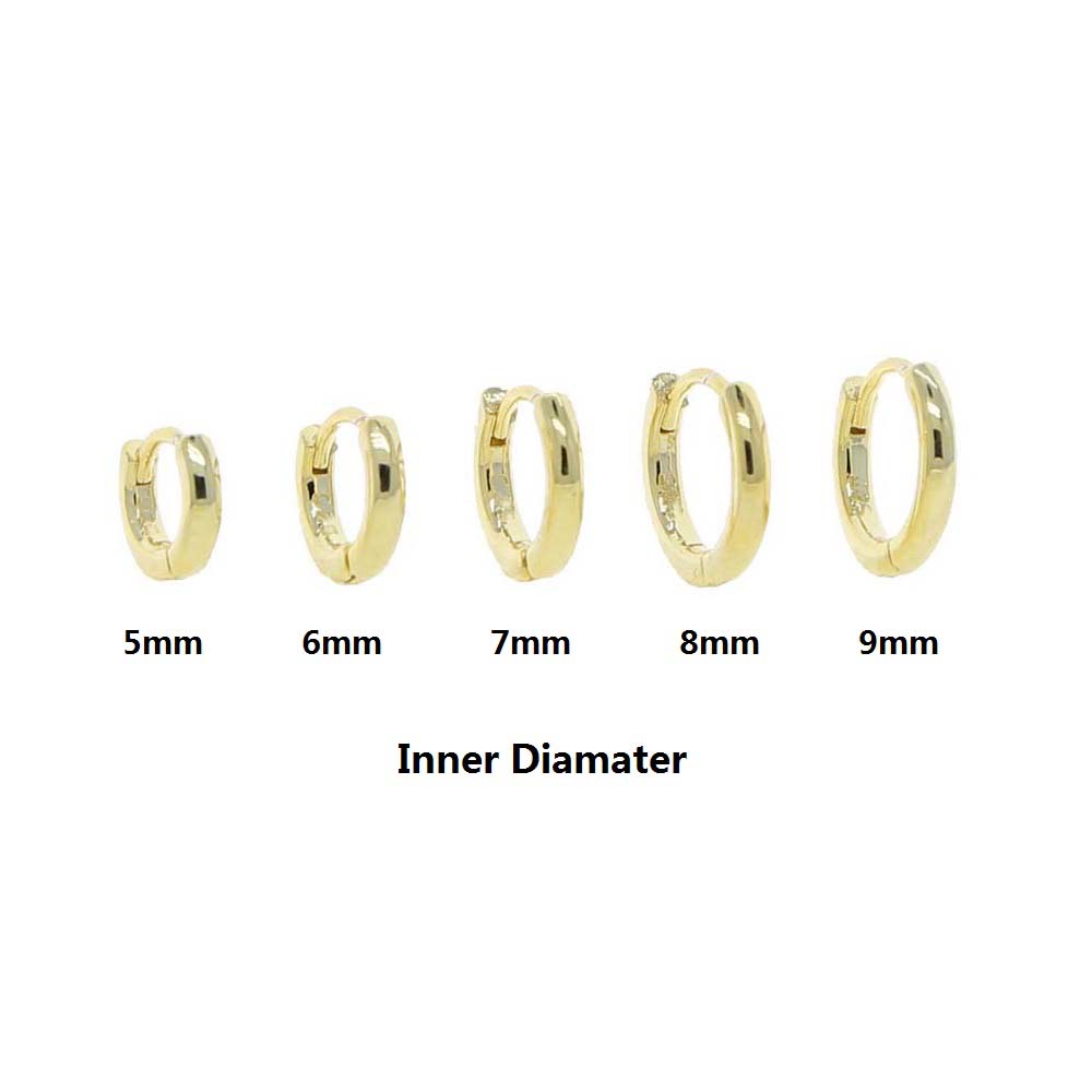 2026 high quality gold color Round Hoop Earrings for Women minimalist delicate cute mini small stacking earring jewelry wholesale