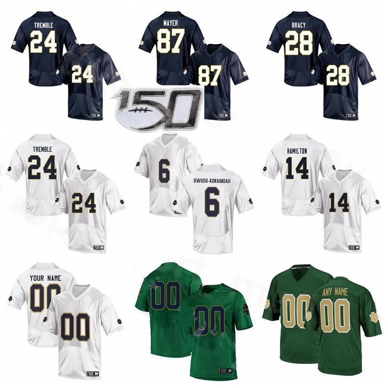 NCAA Notre Dame Fighting Irish Football College 87 Michael Mayer Jersey 24 Tremble 14 Kyle Hamilton 6 Jeremiah Owusu-Koramoah 28 TaRiq Bracy Men Women Kids Jerseys, Colour 8
NCAA Notre Dame Fighting Irish Football College 87 Michael Mayer Jersey 24 Tremble 14 Kyle Hamilton 6 Jeremiah Owusu-Koramoah 28 TaRiq Bracy Men Women Kids Jerseys, Colour 8