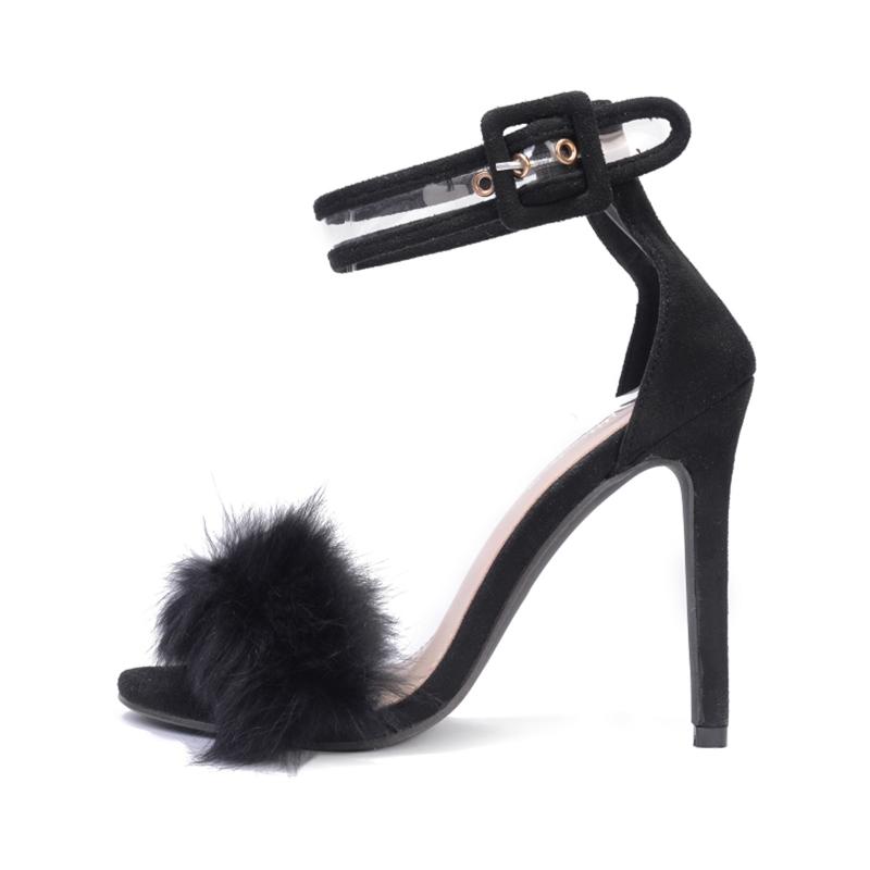 Spring New Feather Decorated High Thin Heels Snakeskin Shoes Women Sexy Fashion Ankle Buckle Strap Furry Lady's Party Sandals, Black
Spring New Feather Decorated High Thin Heels Snakeskin Shoes Women Sexy Fashion Ankle Buckle Strap Furry Lady's Party Sandals, Black