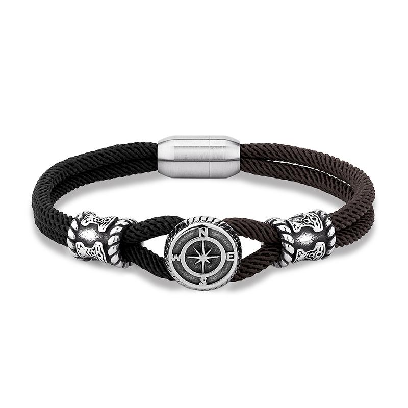 Fashion Compass Bracelet Men Women Navy Style Paracord Rope Couple BraceletsTwo-color Stainless Steel Man Handmade Gifts Friends
Fashion Compass Bracelet Men Women Navy Style Paracord Rope Couple BraceletsTwo-color Stainless Steel Man Handmade Gifts Friends