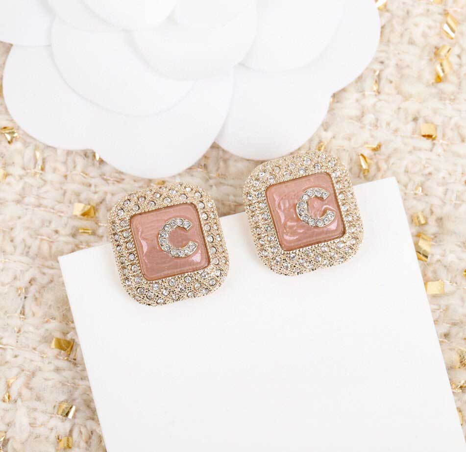 Luxurious quality stud earring with pink creamic and diamond for women wedding jewelry gift free shipping PS3651, Golden
Luxurious quality stud earring with pink creamic and diamond for women wedding jewelry gift free shipping PS3651, Golden