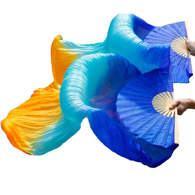 100% Real Silk 1pc Right hand+1pc Left hand 5 sizes Handmade Dyed Belly Dance Silk Fans Dance Props Royal blue+Turquoise+Orange, As picture
100% Real Silk 1pc Right hand+1pc Left hand 5 sizes Handmade Dyed Belly Dance Silk Fans Dance Props Royal blue+Turquoise+Orange, As picture
