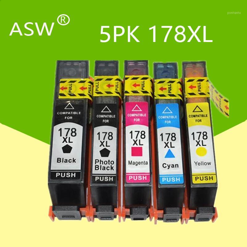 5PK compatible Ink Cartridge for 178 for 178 178XL Photosmart 5510 5515 6510 7510 B109a B109n B110a Printer1
5PK compatible Ink Cartridge for 178 for 178 178XL Photosmart 5510 5515 6510 7510 B109a B109n B110a Printer1