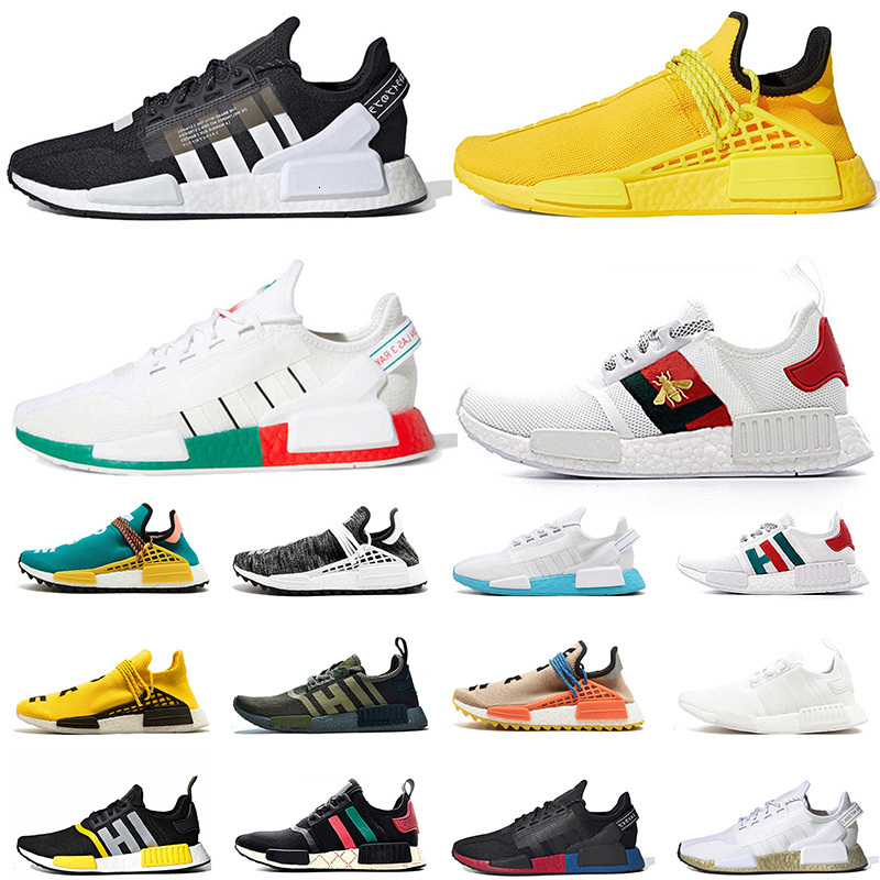 NMD R1 V2 2021 Human Race Pharrell Williams Shoes for Mens Womens Black White Heart Mind Green Red Trainers Sneakers Size 13
NMD R1 V2 2021 Human Race Pharrell Williams Shoes for Mens Womens Black White Heart Mind Green Red Trainers Sneakers Size 13
