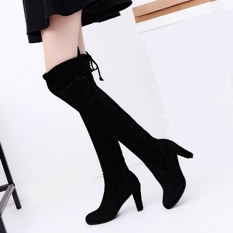 Size 35-39 New 2020 Over the Knee Boots Women Faux Suede Thigh High Boots Platform Stretch Slim Sexy Ladies Women's Winter1, Black
Size 35-39 New 2020 Over the Knee Boots Women Faux Suede Thigh High Boots Platform Stretch Slim Sexy Ladies Women's Winter1, Black