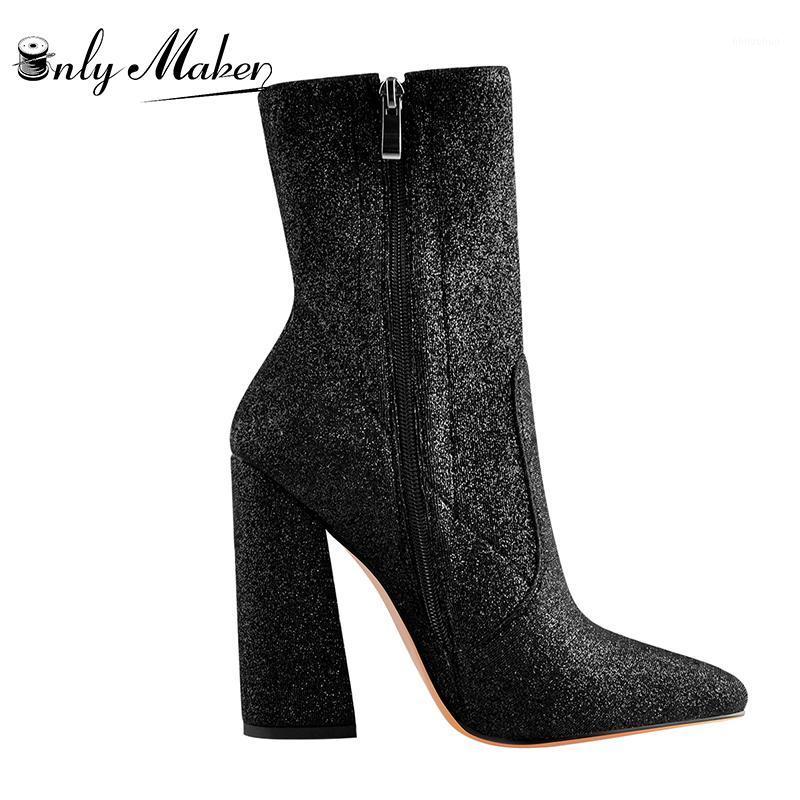 Onlymaker Women'd Pointed Toe Ankle Booties Minimalistic Stretch Block Chunky High Heels Side Zipper Shoes Plus Size US5-US151, P90911c
Onlymaker Women'd Pointed Toe Ankle Booties Minimalistic Stretch Block Chunky High Heels Side Zipper Shoes Plus Size US5-US151, P90911c