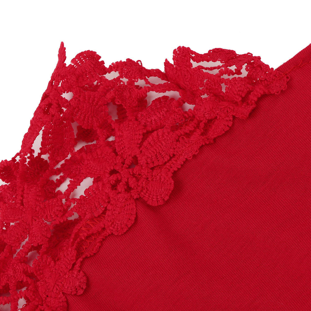 Plus Size Fashion Summer Lady Lace Women Girls Long Sleeve T-shirt Casual Top V-Neck Solid Lace Large Size Woman Clothes 6XL 7XL 201028