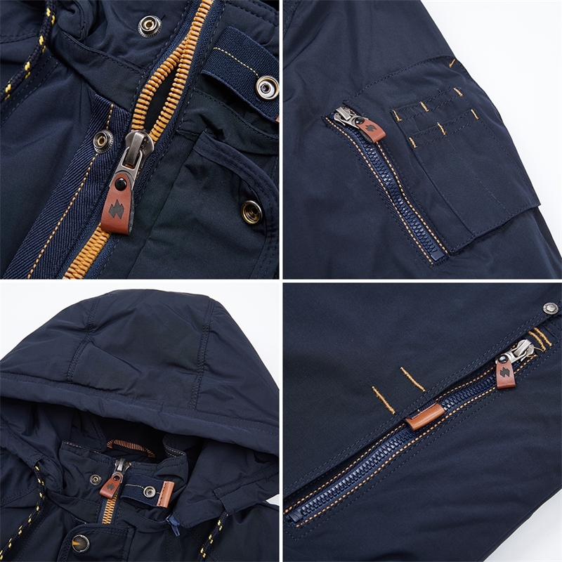 Blackleopardwolf new arrival winter jacket men thin cotton high quality with a hood winter coat men with zipper MC-17076 201214