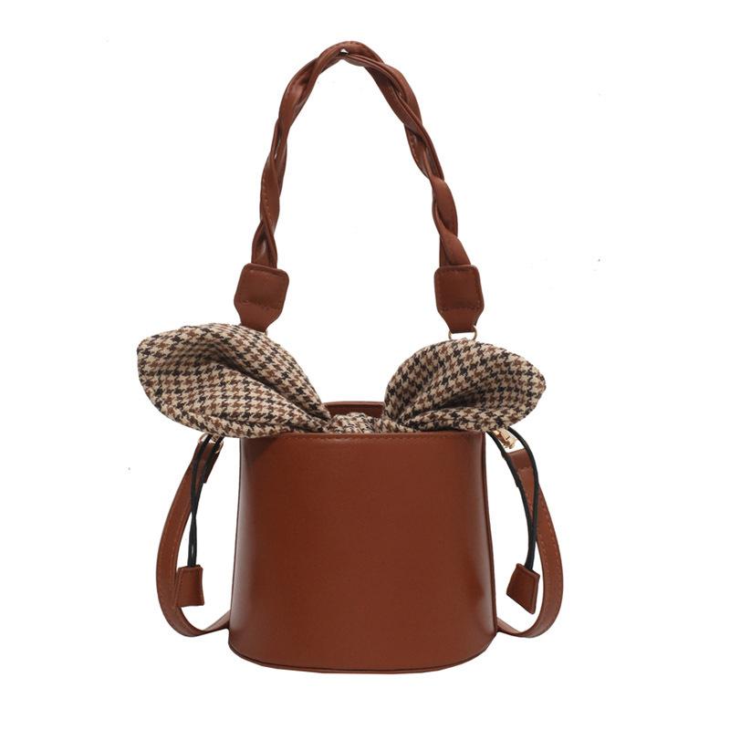 Simple Solid Color Bucket Bag Drawstring Sweet Shoulder Handbags For Women 2021 PU Leather Cross Body Bag Designer Bags Purses, Black
Simple Solid Color Bucket Bag Drawstring Sweet Shoulder Handbags For Women 2021 PU Leather Cross Body Bag Designer Bags Purses, Black