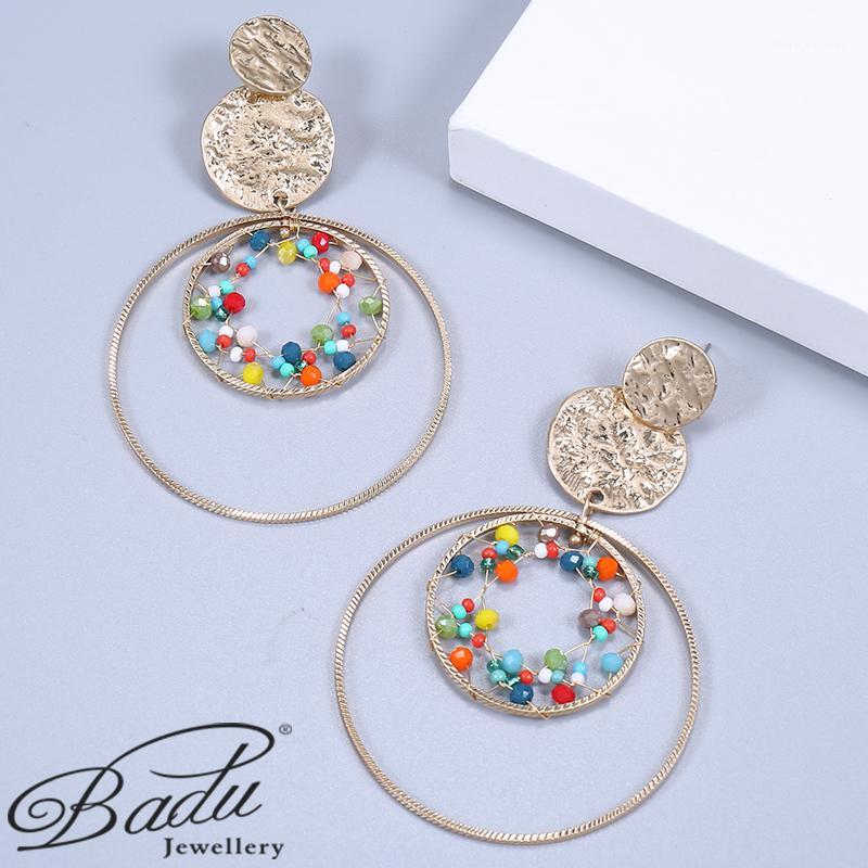 Hoop & Huggie Badu Women Geometric Exaggerated Earrings Gold Korean Colorful Jewelry Summer Carnival Party Girlfriend Gifts1
Hoop & Huggie Badu Women Geometric Exaggerated Earrings Gold Korean Colorful Jewelry Summer Carnival Party Girlfriend Gifts1