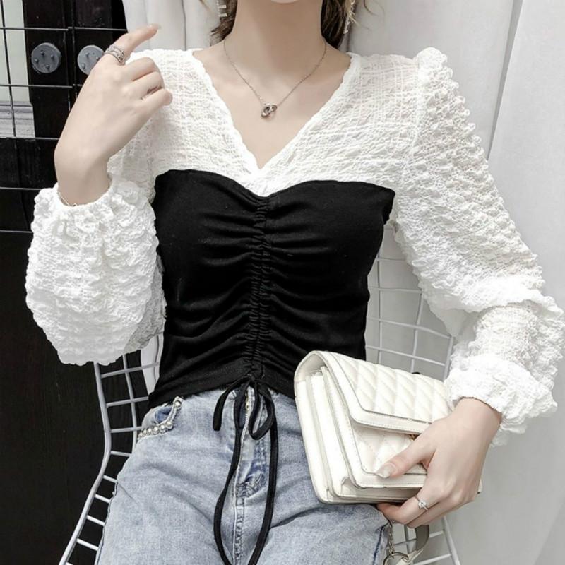 Women Blouse Shirts Cotton Lady TopsTunic Long Pleated Sleeve Casual Blouse Women' Shirts Pleated Slim Tops and D12, Black
Women Blouse Shirts Cotton Lady TopsTunic Long Pleated Sleeve Casual Blouse Women' Shirts Pleated Slim Tops and D12, Black